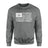 Basketball Grandpa Horizontal Flag on a Sweatshirt with a White Graphic