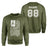 Basketball Grandpa Vertical Flag With Basketball Player Name on a Sweatshirt with a White Graphic