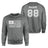 Basketball Grandpa Horizontal Flag With Basketball Player Name on a Sweatshirt with a White Graphic