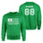 Basketball Grandpa Horizontal Flag With Basketball Player Name on a Sweatshirt with a White Graphic