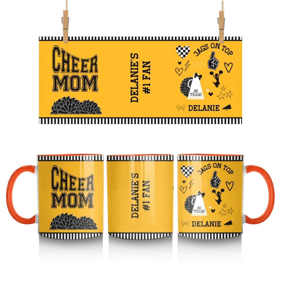 Personalized Cheer Mom Mug