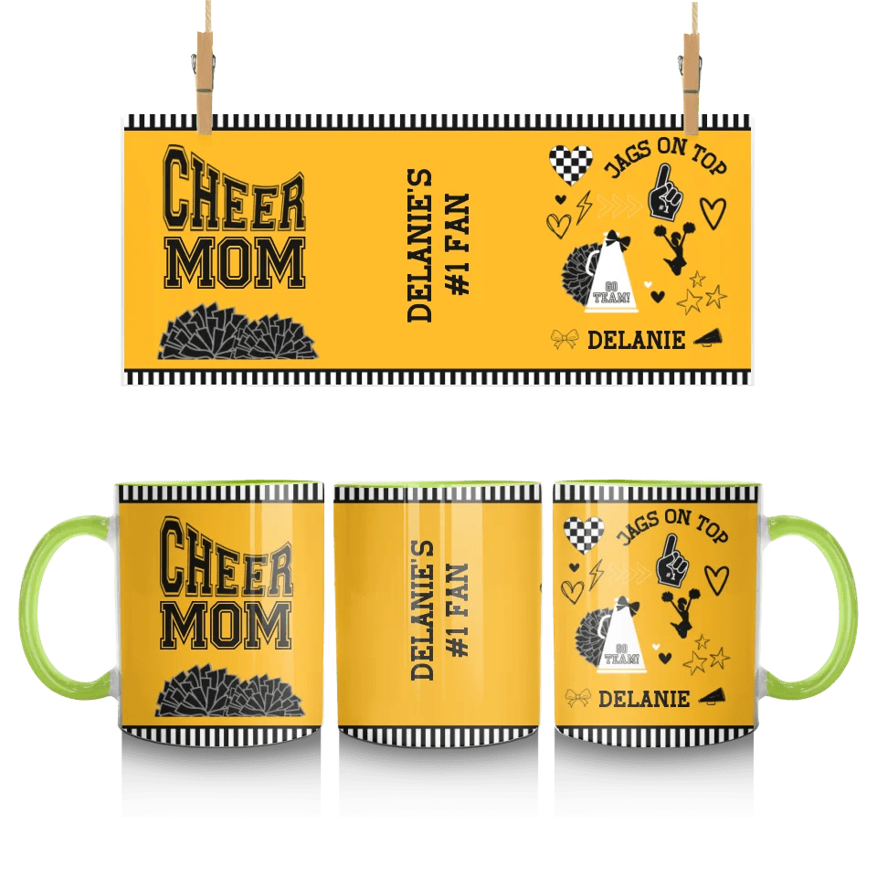 Personalized Cheer Mom Mug