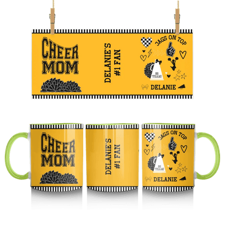 Personalized Cheer Mom Mug