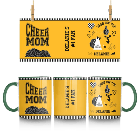 Personalized Cheer Mom Mug