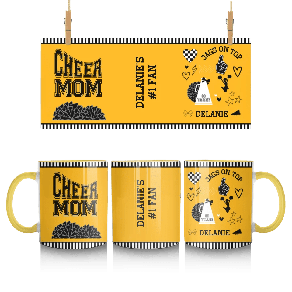 Personalized Cheer Mom Mug