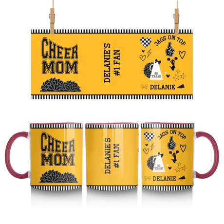 Personalized Cheer Mom Mug