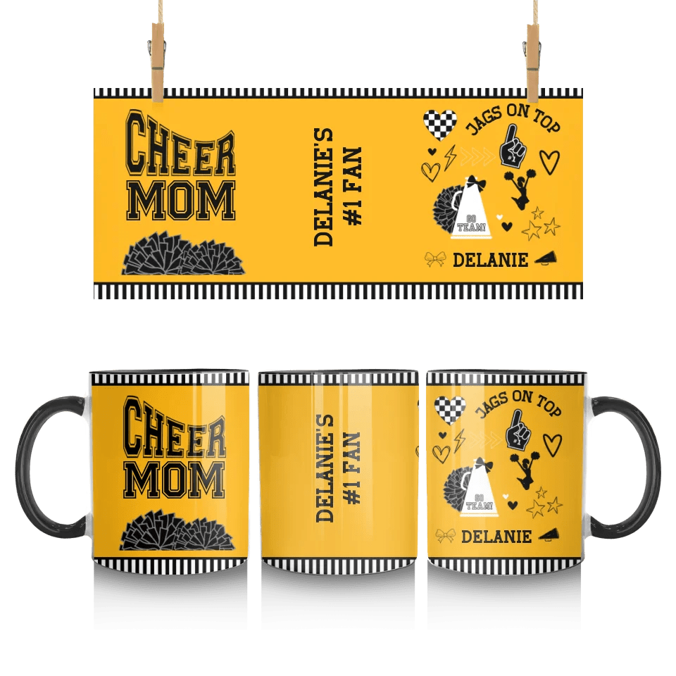 Personalized Cheer Mom Mug