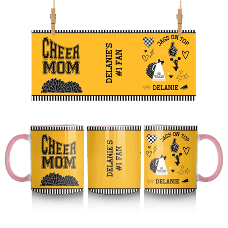 Personalized Cheer Mom Mug