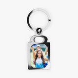 Custom Cheerleader Photo Key Ring