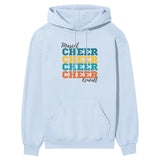 Personalized Cheer Cheer Cheer on a Hoodie With Mascot and Cheerleader Name on a Hoodie