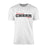 Custom Cheer Mascot and Cheerleader Name on a Men's T-Shirt with a Black Graphic