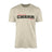 Custom Cheer Mascot and Cheerleader Name on a Men's T-Shirt with a Black Graphic