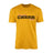 Custom Cheer Mascot and Cheerleader Name on a Men's T-Shirt with a Black Graphic