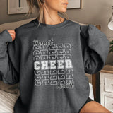 Custom Cheer on a Sweatshirt With Mascot and Cheerleader Name on a Sweatshirt