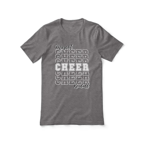 Custom Cheer Shirt With Mascot and Cheerleader Name on a Unisex T-Shirt