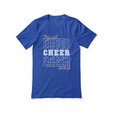 Custom Cheer Shirt With Mascot and Cheerleader Name on a Unisex T-Shirt