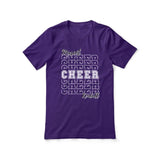 Custom Cheer Shirt With Mascot and Cheerleader Name on a Unisex T-Shirt