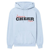 Custom Cheer Mascot and Cheerleader Name on a Hoodie with a Black Graphic