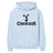 Basic Cheer with Cheerleader Icon on a Hoodie with a Black Graphic