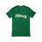 Custom Cheer Mascot and Cheerleader Name on a Unisex T-Shirt with a White Graphic