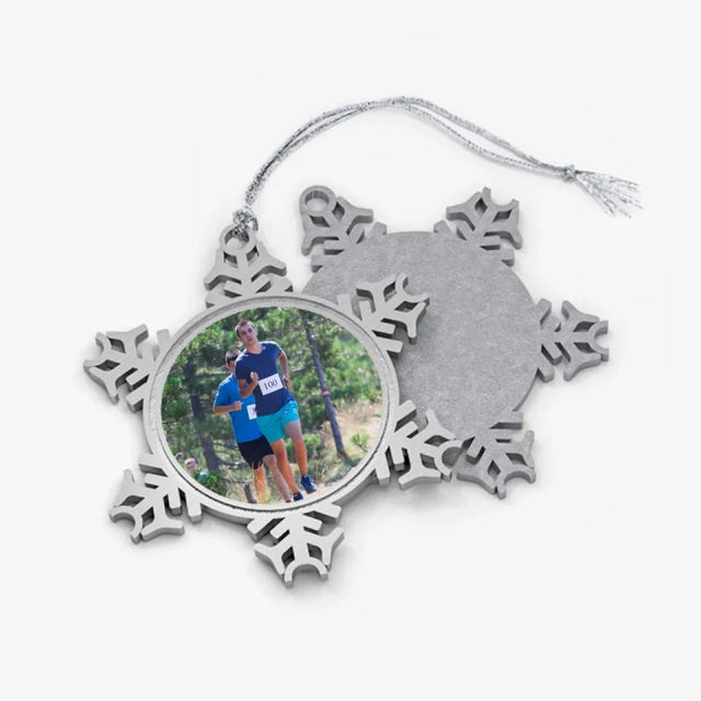 Custom Cross Country Runner Photo Ornament