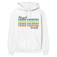 Personalized Cross Country Cross Country Cross Country on a Hoodie With Mascot and Cross Country Runner Name on a Hoodie