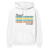 Personalized Cross Country Cross Country Cross Country on a Hoodie With Mascot and Cross Country Runner Name on a Hoodie