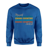 Personalized Cross Country Cross Country Cross Country on a Sweatshirt With Mascot and Cross Country Runner Name on a Sweatshirt