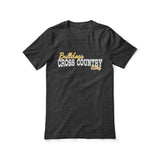 Custom Cross Country Mascot and Cross Country Runner Name on a Unisex T-Shirt with a White Graphic