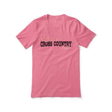 Custom Cross Country Mascot and Cross Country Runner Name on a Unisex T-Shirt with a Black Graphic