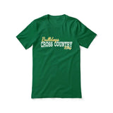 Custom Cross Country Mascot and Cross Country Runner Name on a Unisex T-Shirt with a White Graphic