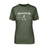 Cross Country Mom with Cross Country Runner Icon and Cross Country Runner Name on a Unisex T-Shirt with a White Graphic
