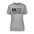 Cross Country Mom Horizontal Flag on a Unisex T-Shirt with a Black Graphic