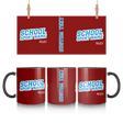 Custom School Spirit Mug With School and Mascot Name With Slanted Block Varsity Design