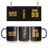 Custom School Spirit Mug With Mascot and Sport With Stencil Design
