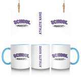 Custom School Spirit Mug With School and Mascot Name With Classic Arch Design