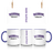 Custom School Spirit Mug With School and Mascot Name With Classic Arch Design
