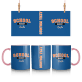 Custom School Spirit Mug With School and Mascot With Classic Design
