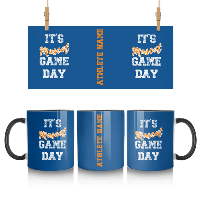Custom It's Game Day Mug With Mascot