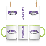 Custom School Spirit Mug With School and Mascot Name With Classic Arch Design