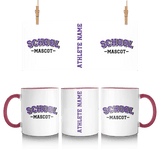 Custom School Spirit Mug With School and Mascot Name With Classic Arch Design