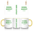 Custom School Spirit Mug With Mascot & Sport Name With Bold Varsity Design