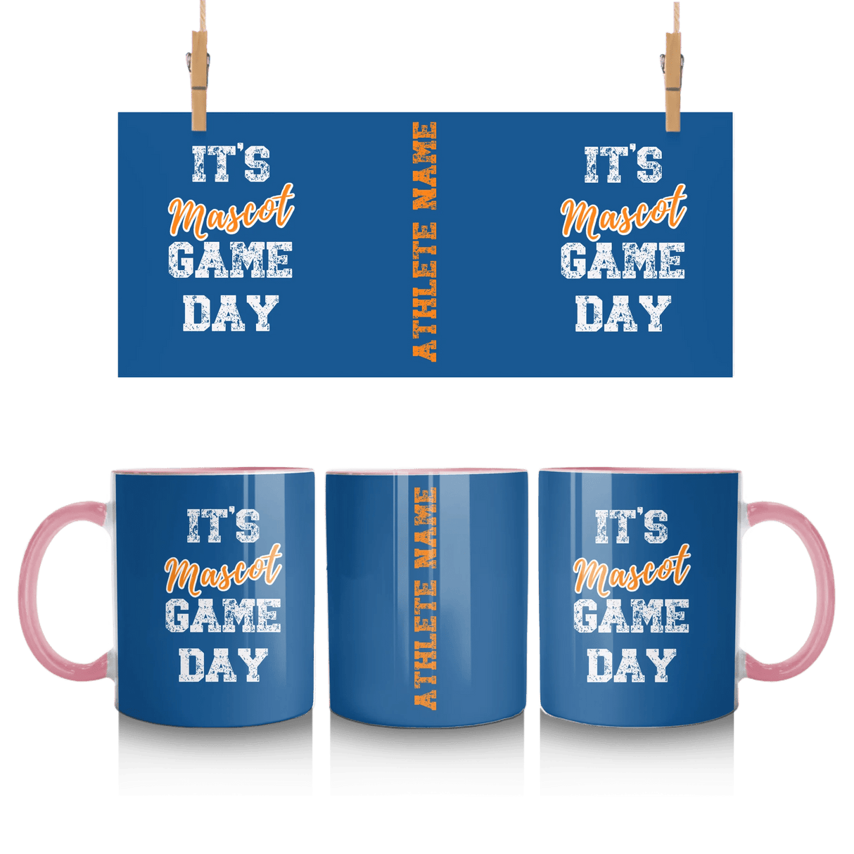 Custom It's Game Day Mug With Mascot