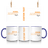 Custom School Spirit Mug With School and Mascot with Outline Design