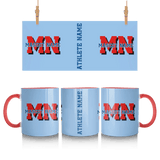 Custom School Mascot Mug With Initials and Mascot Name