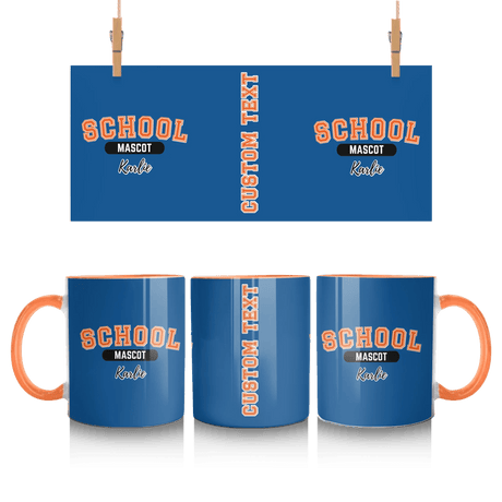 Custom School Spirit Mug With School and Mascot With Classic Design