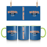 Custom School Spirit Mug With School and Mascot With Classic Design