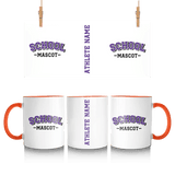 Custom School Spirit Mug With School and Mascot Name With Classic Arch Design