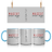 Custom School Spirit Mug With Mascot and Sport With Striped Text Design