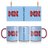 Custom School Mascot Mug With Initials and Mascot Name